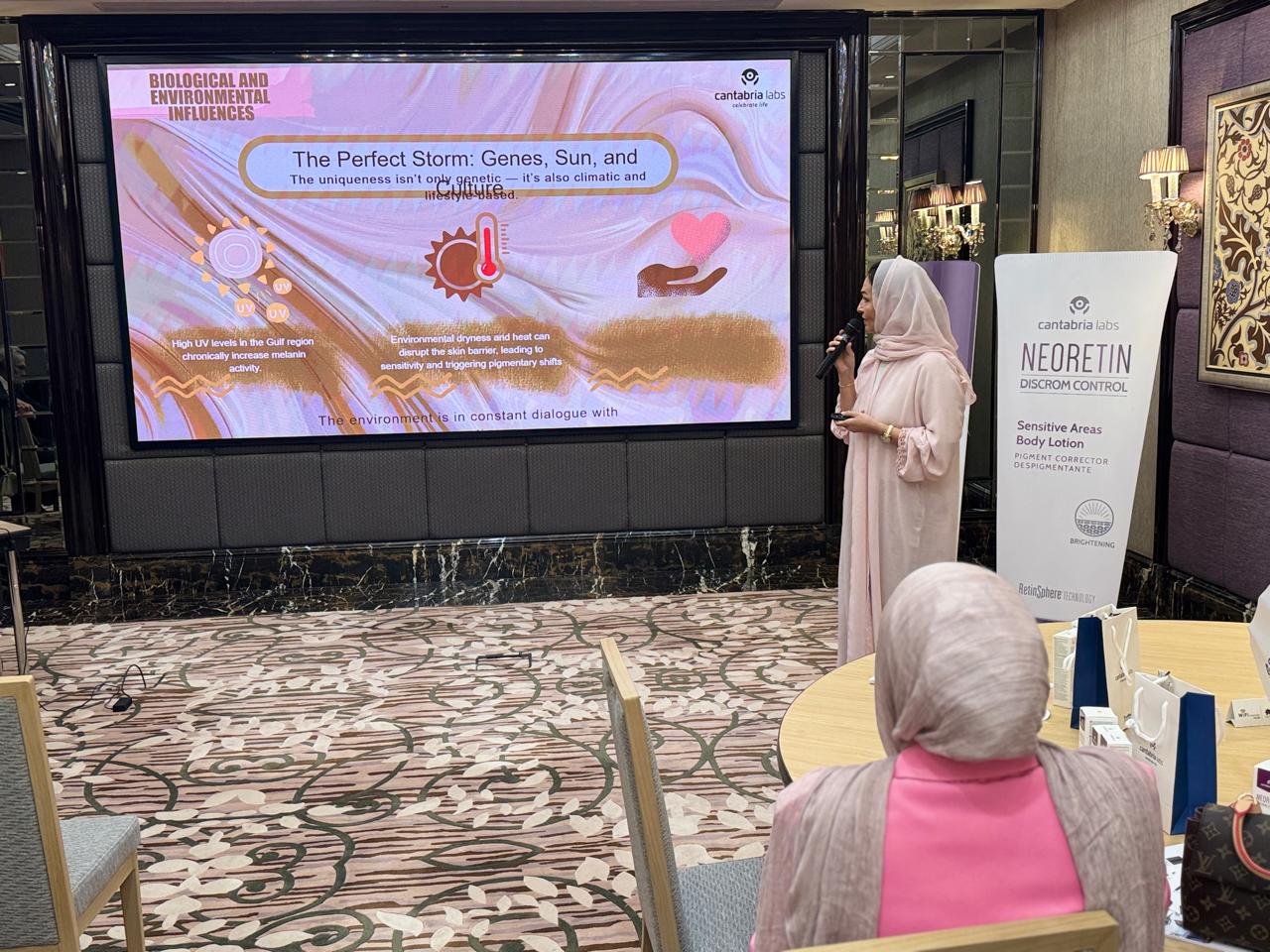 ليلة سعودية مشرقة في الرياض: فعالية علمية رائدة تسلّط الضوء على مستقبل علاجات التصبغات الجلدية في المملكة — slide 12