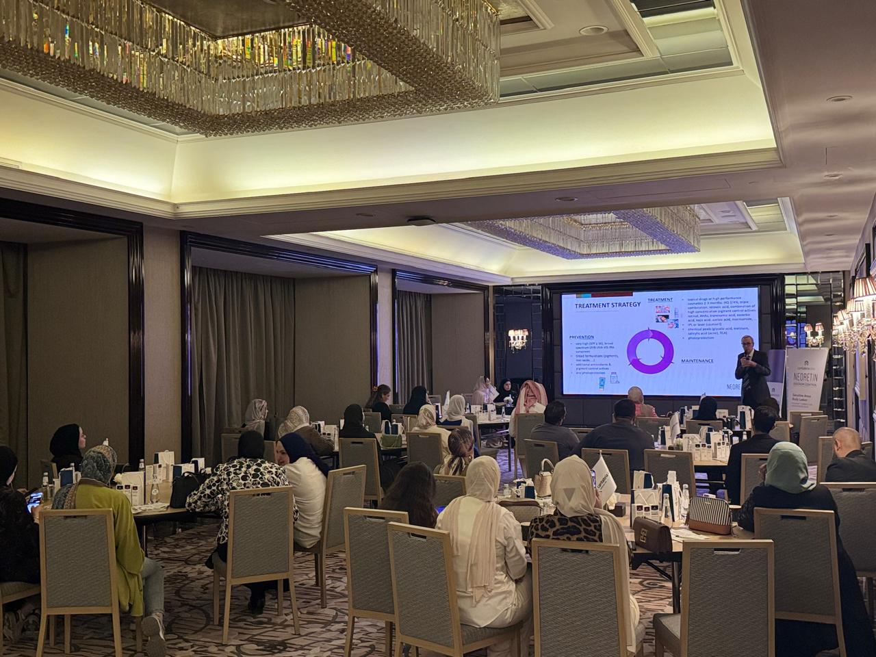 ليلة سعودية مشرقة في الرياض: فعالية علمية رائدة تسلّط الضوء على مستقبل علاجات التصبغات الجلدية في المملكة — slide 29