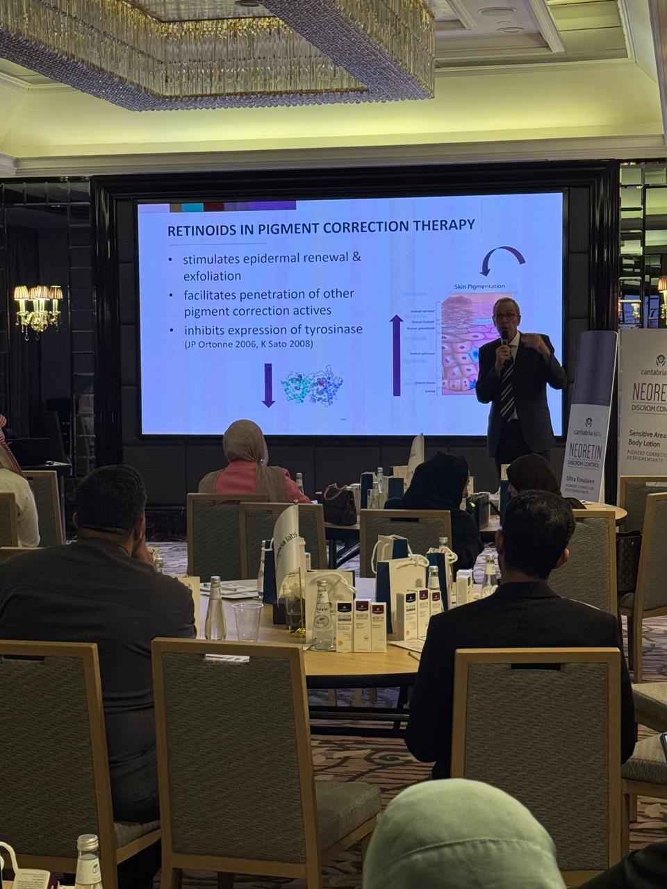 ليلة سعودية مشرقة في الرياض: فعالية علمية رائدة تسلّط الضوء على مستقبل علاجات التصبغات الجلدية في المملكة — slide 35