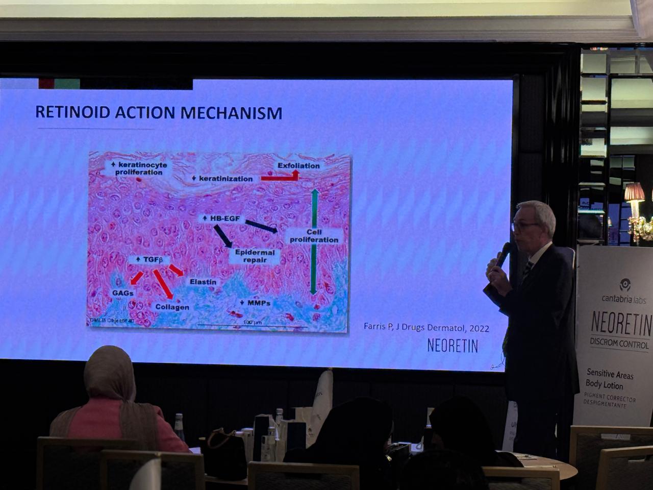 ليلة سعودية مشرقة في الرياض: فعالية علمية رائدة تسلّط الضوء على مستقبل علاجات التصبغات الجلدية في المملكة — slide 34