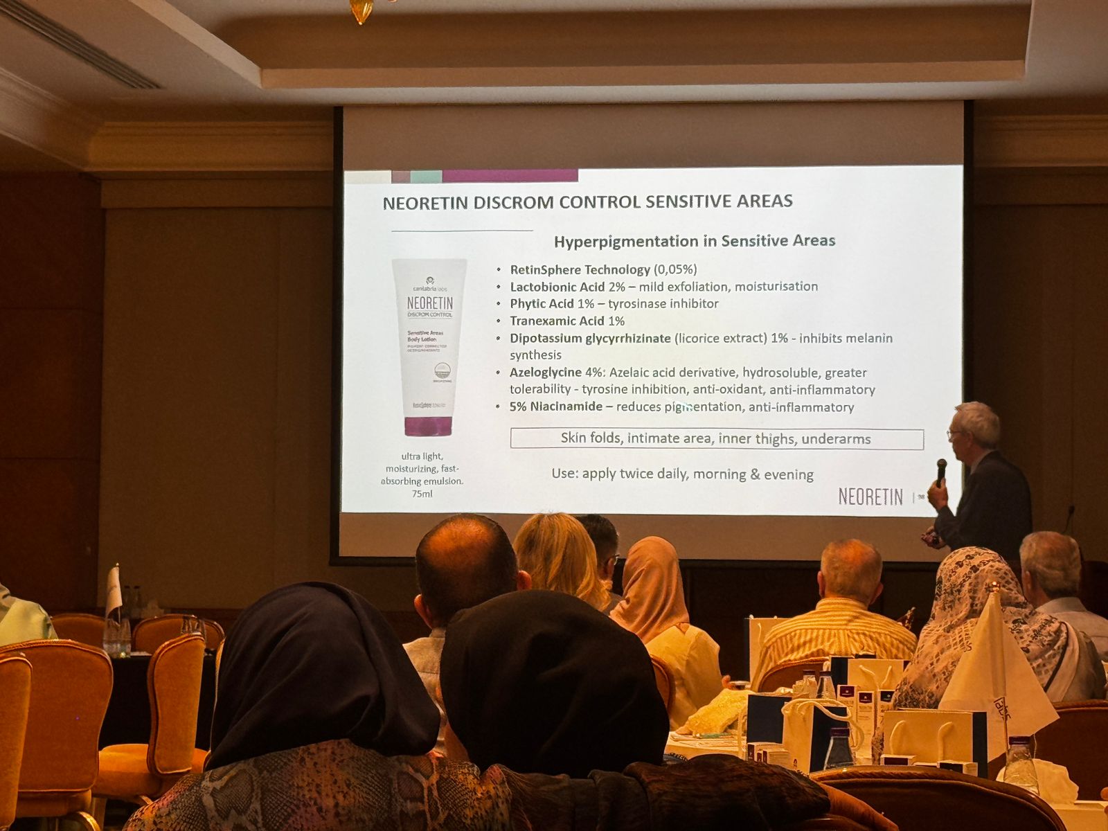 ليلة سعودية مشرقة في الخبر: العلم والابتكار يجتمعان لتسليط الضوء على أحدث تقنيات علاج التصبغات الجلدية — slide 17