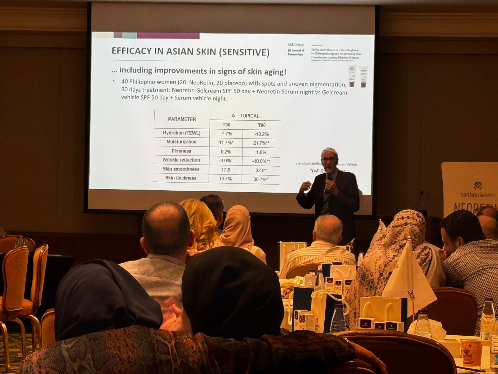 ليلة سعودية مشرقة في الخبر: العلم والابتكار يجتمعان لتسليط الضوء على أحدث تقنيات علاج التصبغات الجلدية — slide 15