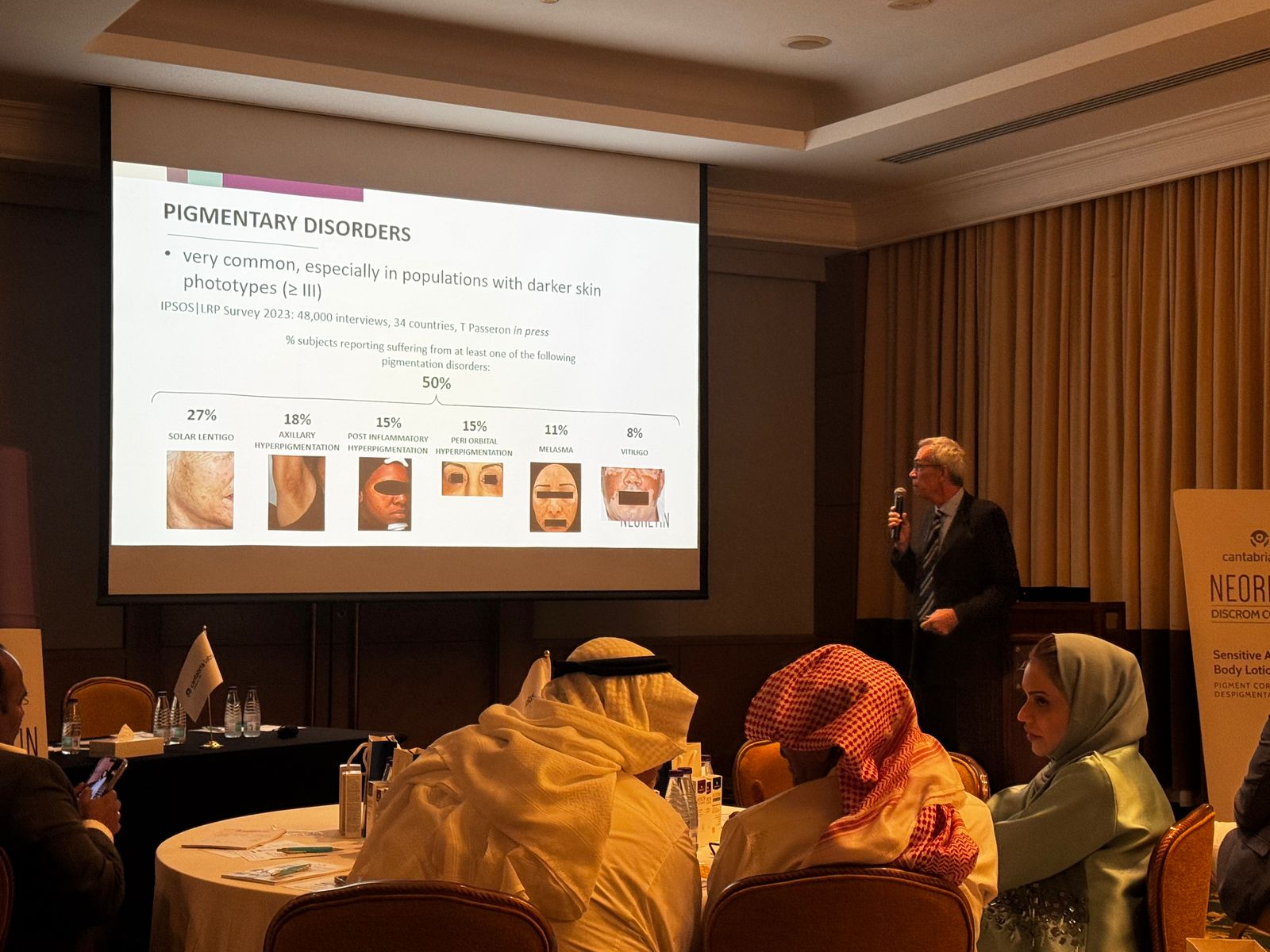 ليلة سعودية مشرقة في الخبر: العلم والابتكار يجتمعان لتسليط الضوء على أحدث تقنيات علاج التصبغات الجلدية — slide 33