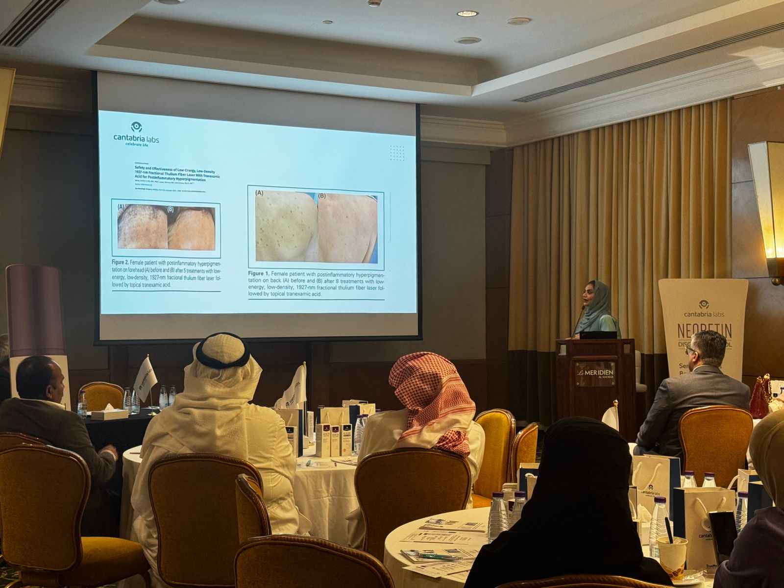 ليلة سعودية مشرقة في الخبر: العلم والابتكار يجتمعان لتسليط الضوء على أحدث تقنيات علاج التصبغات الجلدية — slide 36
