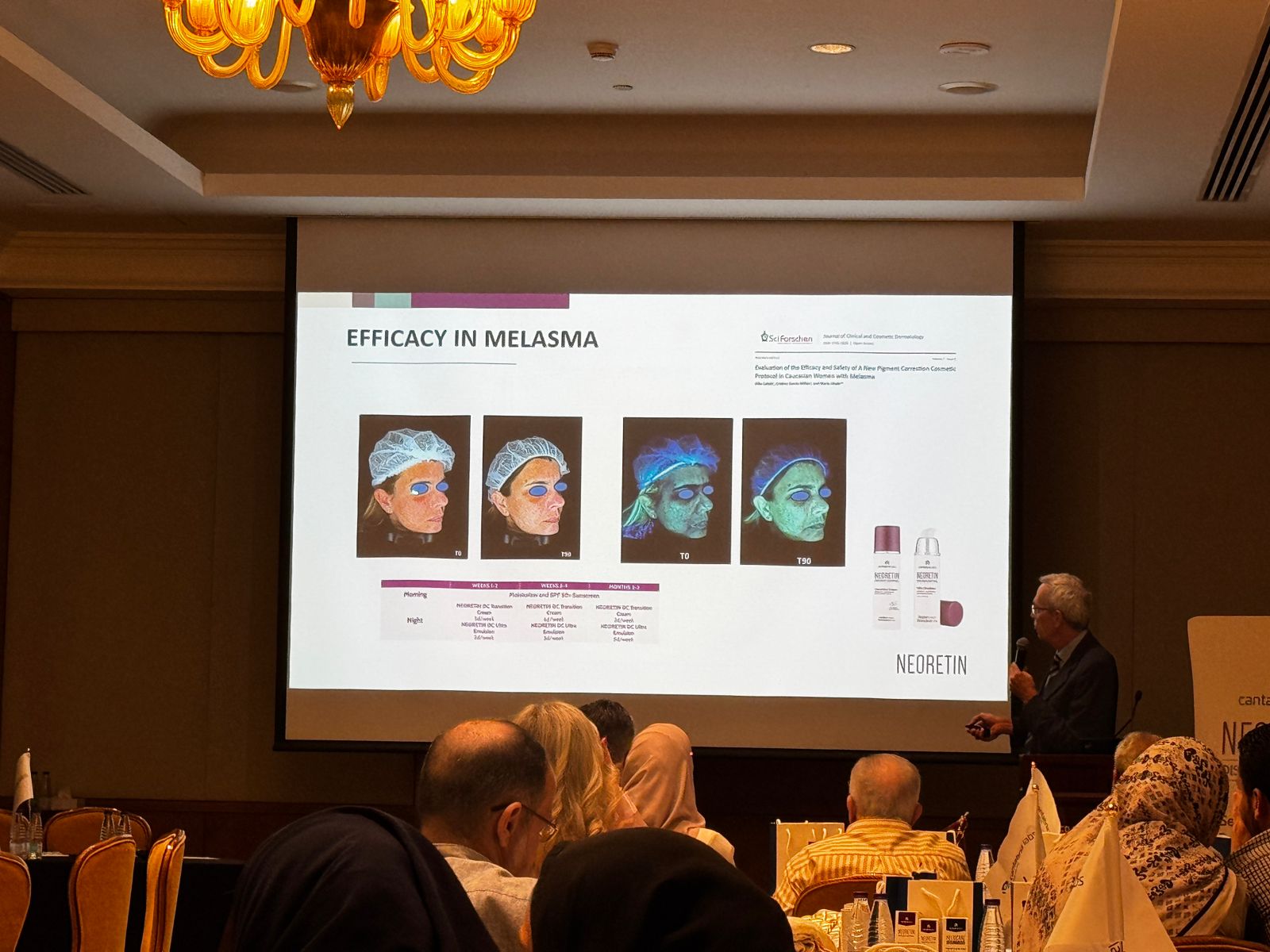 ليلة سعودية مشرقة في الخبر: العلم والابتكار يجتمعان لتسليط الضوء على أحدث تقنيات علاج التصبغات الجلدية — slide 47