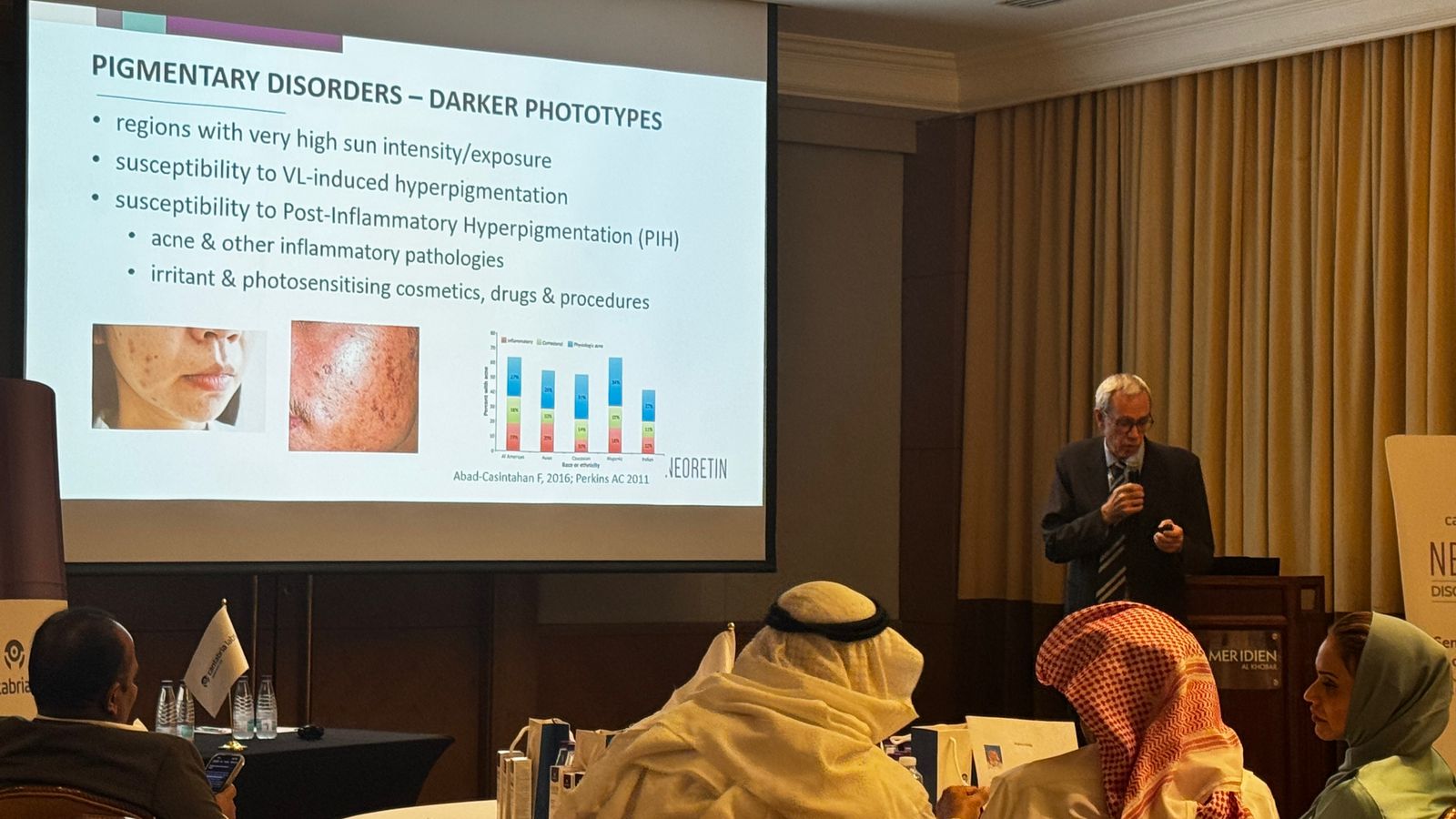 ليلة سعودية مشرقة في الخبر: العلم والابتكار يجتمعان لتسليط الضوء على أحدث تقنيات علاج التصبغات الجلدية — slide 45